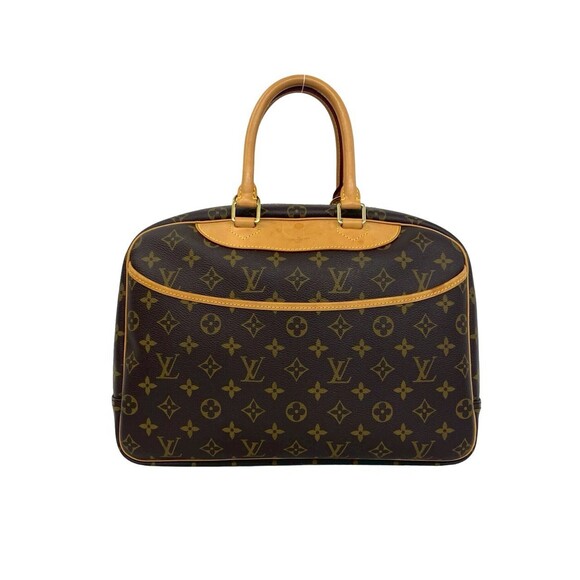 Louis Vuitton Handbags - LOUIS VUITTON Authentic Vintage Brown Monogram Leather Deauville Boston Bag